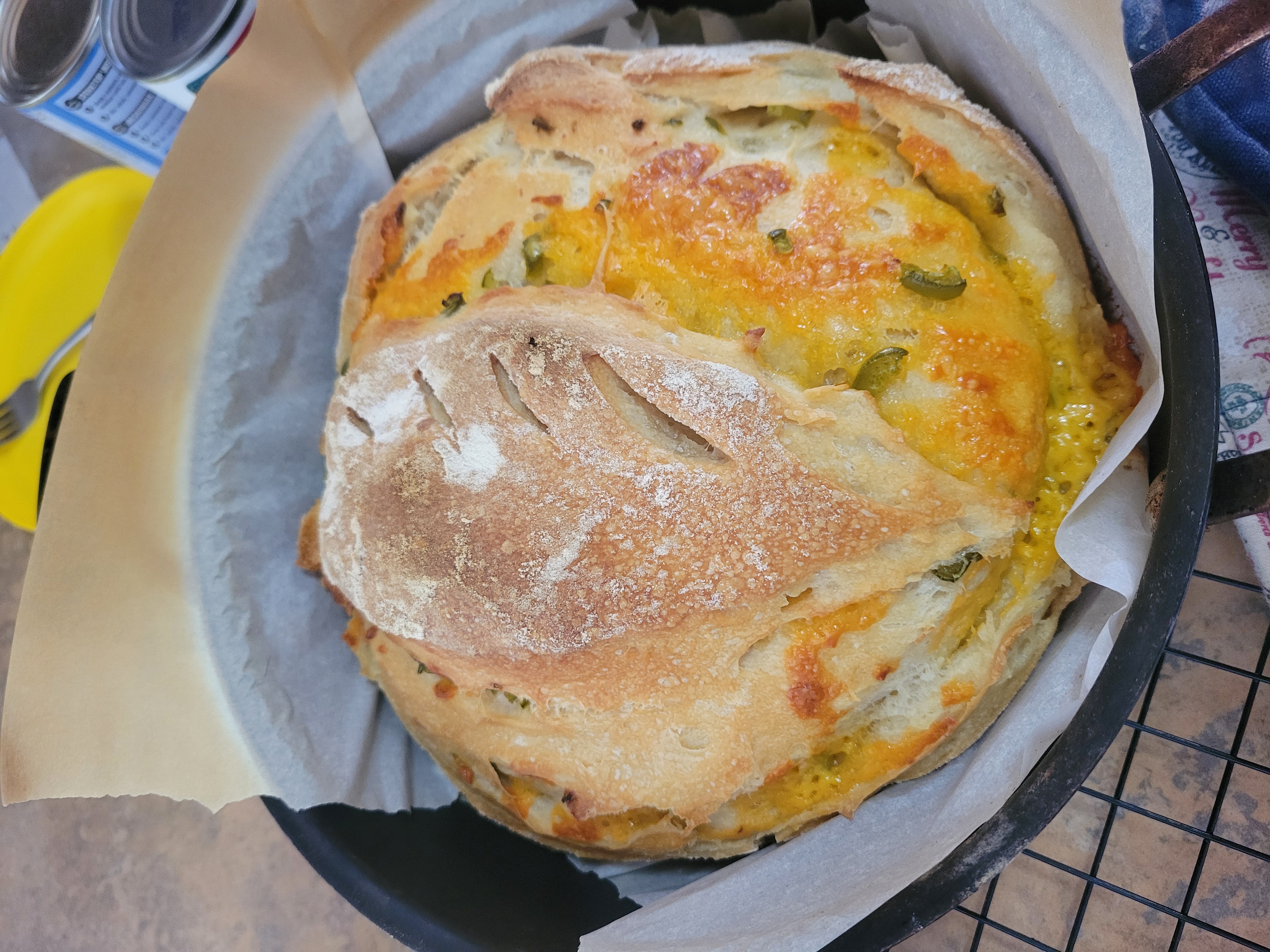 Jalapeno cheddarfull loaf
